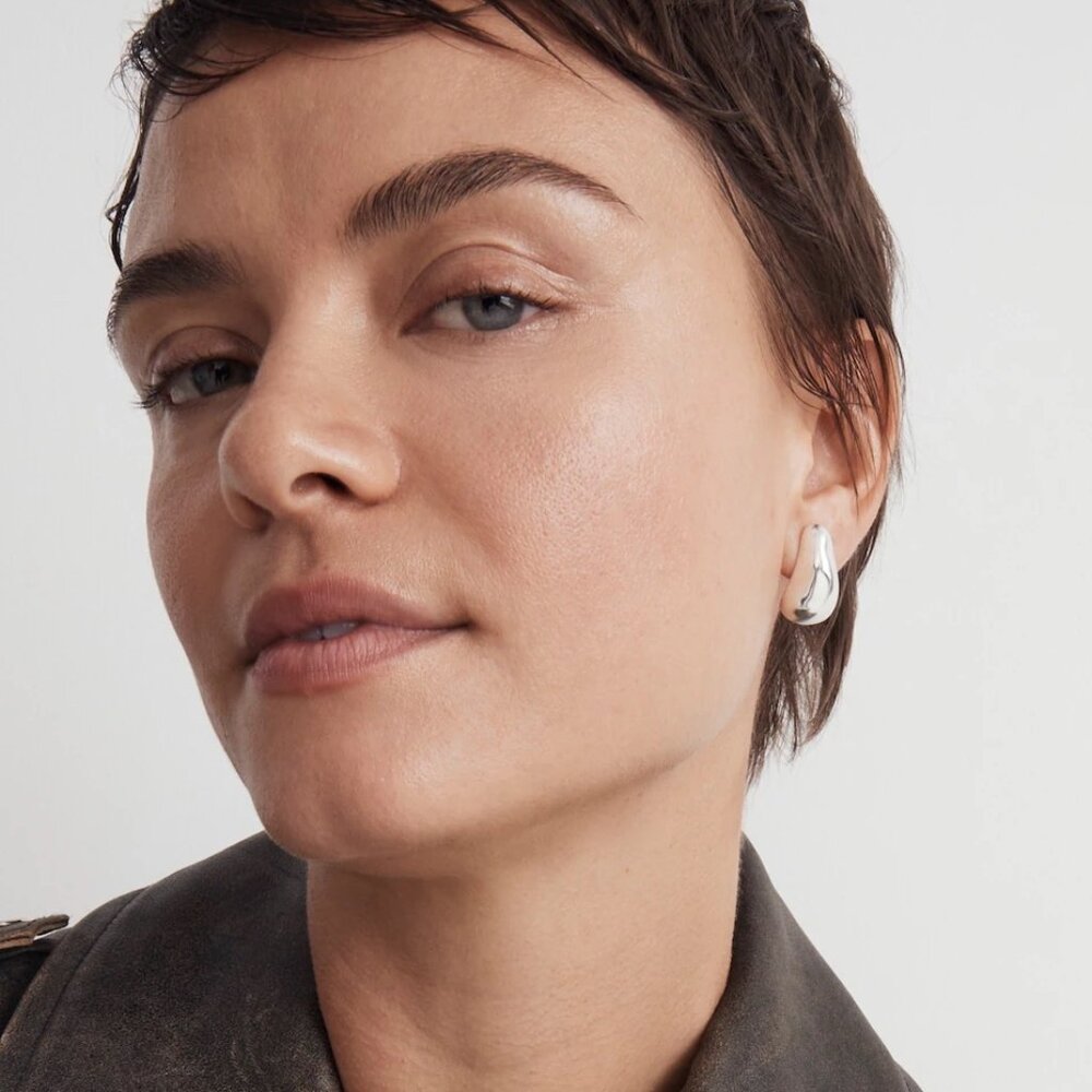 Madewell Sculptural Droplet Statement Earrings